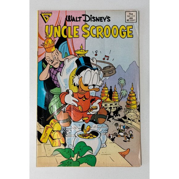 Walt Disneys Uncle Scrooge Comic No. 213 January 1987 Gladstone - Picture 1 of 13